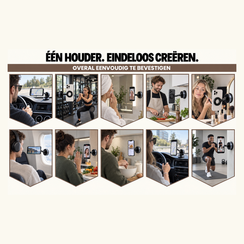 GripGo™ | Multifunctionele Telefoonhouder